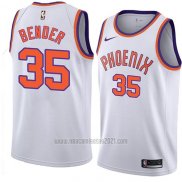 Camiseta Phoenix Suns Dragan Bender #35 Hardwood Classic 2018 Blanco