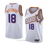 Camiseta Phoenix Suns Yuta Watanabe #18 Association 2023-24 Blanco