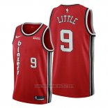 Camiseta Portland Trail Blazers Nassir Little #9 Classic Edition Rojo