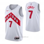 Camiseta Toronto Raptors Kyle Lowry #7 Association 2020-21 Blanco