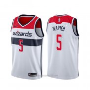 Camiseta Washington Wizards Shabazz Napier #5 Association Blanco