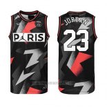 Camiseta AJ x PSG Jordan #23 Rojo Negro