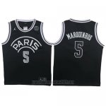 Camiseta AJ x PSG Marquinhos #5 Negro