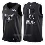 Camiseta All Star 2018 Charlotte Hornets Kemba Walker #15 Negro