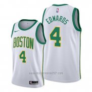 Camiseta Boston Celtics Carsen Edwards #4 Ciudad 2019-20 Blanco