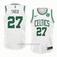 Camiseta Boston Celtics Daniel Theis #27 Association 2018 Blanco