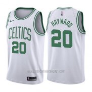 Camiseta Boston Celtics Gordon Hayward #20 2017-18 Blanco