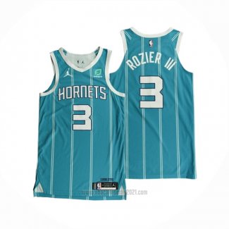 Camiseta Charlotte Hornets Terry Rozier III #3 Icon Autentico 2020-21 Verde