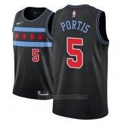 Camiseta Chicago Bulls Bobby Portis #5 Ciudad 2018-19 Negro