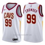 Camiseta Cleveland Cavaliers Jae Crowder #99 Swingman Association 2017-18 Blanco