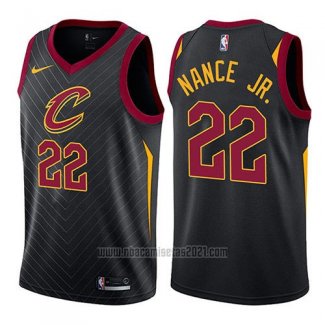 Camiseta Cleveland Cavaliers Larry Nance Jr. #22 Statement 2017-18 Negro