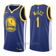 Camiseta Golden State Warriors Javale Mcgee #1 Icon 2017-18 Azul