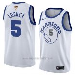 Camiseta Golden State Warriors Kevon Looney #5 Classic 2017-18 Blanco