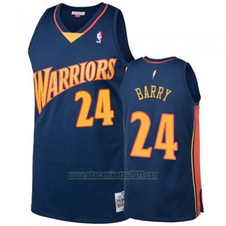 Camiseta Golden State Warriors Rick Barry #24 2009-10 Hardwood Classics Azul