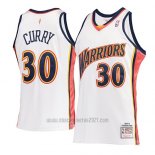 Camiseta Golden State Warriors Stephen Curry #30 Mitchell & Ness 2009-10 Blanco