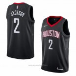 Camiseta Houston Rockets Demetrius Jackson #2 Statement 2018 Negro