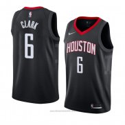 Camiseta Houston Rockets Gary Clark #6 Statement 2018 Negro