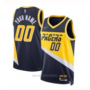 Camiseta Indiana Pacers Personalizada Ciudad 2021-22 Azul