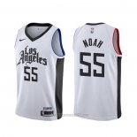 Camiseta Los Angeles Clippers Joakim Noah #55 Ciudad Blanco