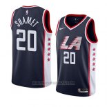 Camiseta Los Angeles Clippers Landry Shamet #20 Ciudad 2019 Azul