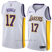 Camiseta Los Angeles Lakers Isaac Bonga #17 Association 2018 Blanco