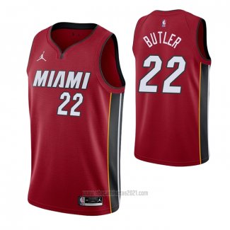 Camiseta Miami Heat Jimmy Butler #22 Statement 2020-21 Rojo