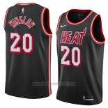 Camiseta Miami Heat Justise Winslow #20 Classic 2018 Negro