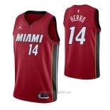 Camiseta Miami Heat Tyler Herro #14 Statement 2020-21 Rojo