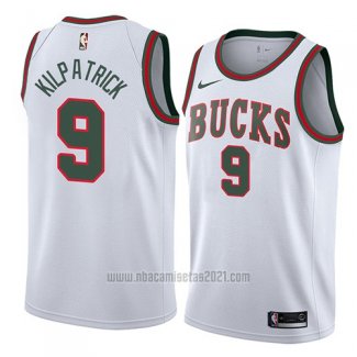 Camiseta Milwaukee Bucks Sean Kilpatrick #9 Classic 2018 Blanco