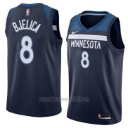 Camiseta Minnesota Timberwolves Nemanja Bjelica #8 Icon 2018 Azul