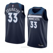 Camiseta Minnesota Timberwolves Robert Covington #33 Icon 2018 Azul