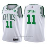 Camiseta Nino Boston Celtics Kyrie Irving #11 2017-18 Blanco