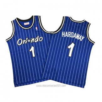 Camiseta Nino Orlando Magic Penny Hardaway #1 Mitchell & Ness 1994-95 Azul