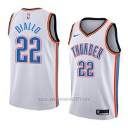 Camiseta Oklahoma City Thunder Hamidou Diallo #22 Association 2018 Blanco