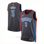 Camiseta Oklahoma City Thunder Josh Giddey #3 Ciudad 2022-23 Gris