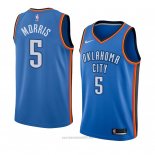 Camiseta Oklahoma City Thunder Markieff Morris #5 Icon 2018 Azul