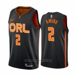 Camiseta Orlando Magic Al-Farouq Aminu #2 Ciudad Edition Negro