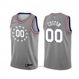 Camiseta Philadelphia 76ers Personalizada Ciudad Gris