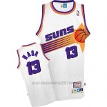 Camiseta Phoenix Suns Steve Nash #13 Retro Blanco2