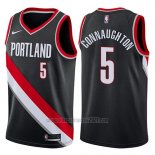 Camiseta Portland Trail Blazers Pat Connaughton #5 Swingman Icon 2017-18 Negro