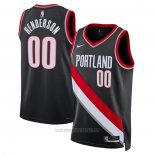 Camiseta Portland Trail Blazers Scoot Henderson #00 Icon 2023 Negro
