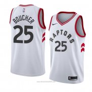 Camiseta Toronto Raptors Chris Boucher #25 Association 2018 Blanco