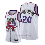 Camiseta Toronto Raptors Dewan Hernandez #20 Classic Edition 2019-20 Blanco