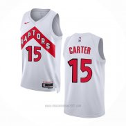 Camiseta Toronto Raptors Vince Carter #15 Association 2022-23 Blanco