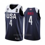 Camiseta USA Derrick Blanco 2019 FIBA Basketball World Cup Azul