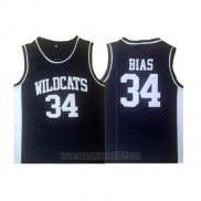 Camiseta Wildcats Len Bias #34 Negro