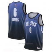 Camiseta All Star 2023 Los Angeles Lakers LeBron James #6 Azul