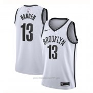 Camiseta Brooklyn Nets James Hardenl #13 Association 2020 Blanco
