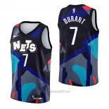 Camiseta Brooklyn Nets Kevin Durant #7 Ciudad 2023-24 Negro