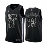 Camiseta Brooklyn Nets Nic Claxton #33 Statement 2022-23 Negro